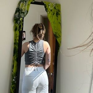 Lululemon cinch back crop tank